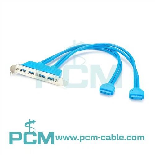 2 0 4 portli USB 3.0 Panelga ulash kabeli