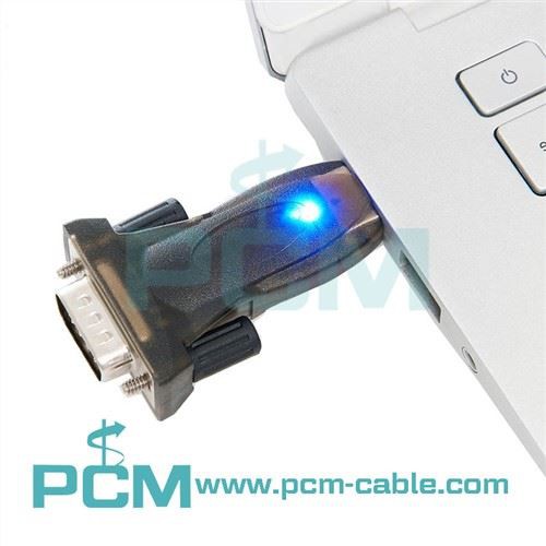 USB 2.0 RS232 adapter konvertoriga