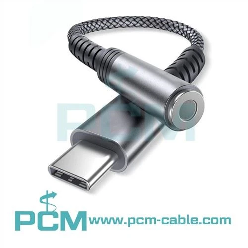 USB Type C dan 1 4 AUX audio adapteriga