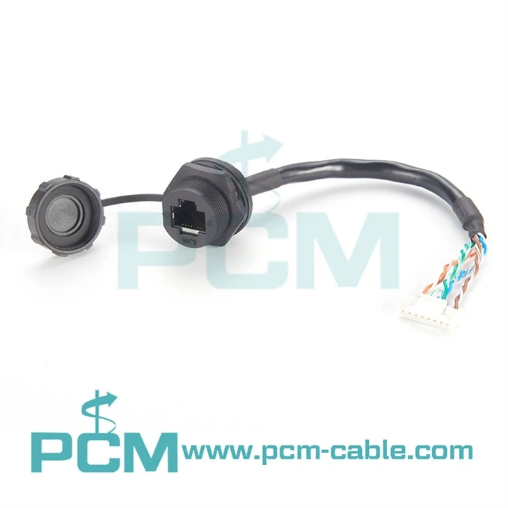 IP67 RJ45 Ethernetdan Molex PCB platasi ulagichiga