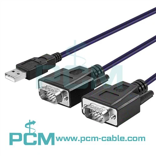 2-FTDI portidan USB DB9 kabeliga