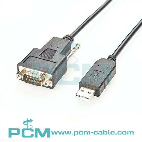 FTDI bilan USB dan RS232 kabeliga W o'rnatilgan elektron DB9M ulagichi