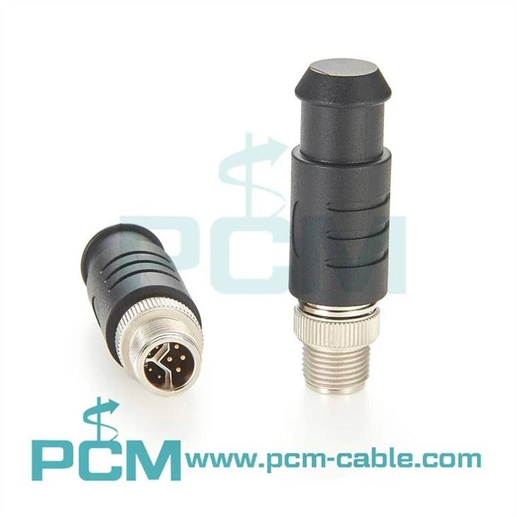 M12 Y-Coded Resistor Plug for Ethernet & Power Termination