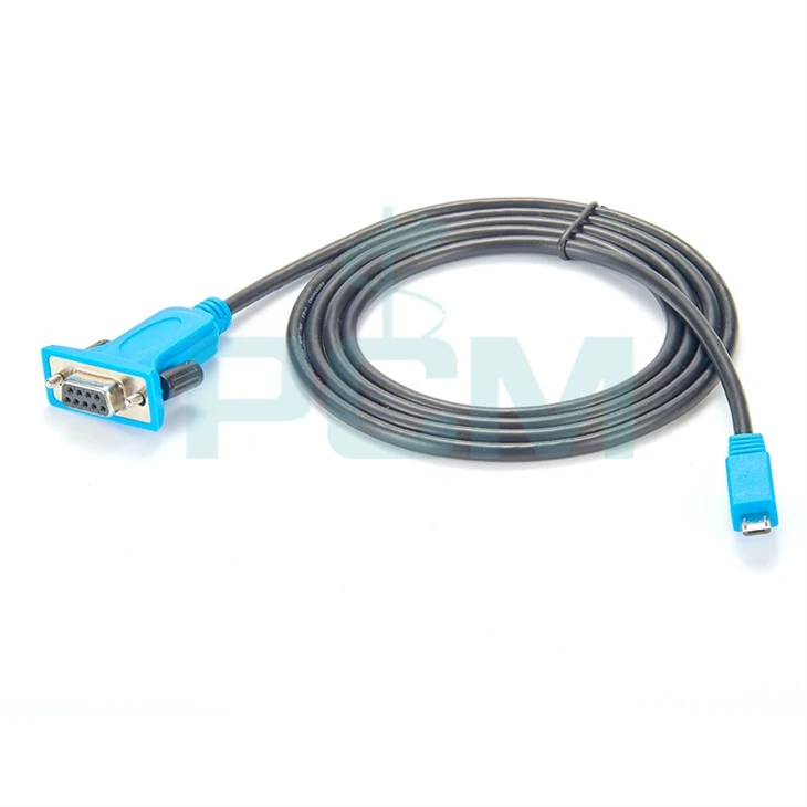 Micro USB dan RS232 DB9 ga seriyali adapter kabeli DB9 ayol seriyali konvertor